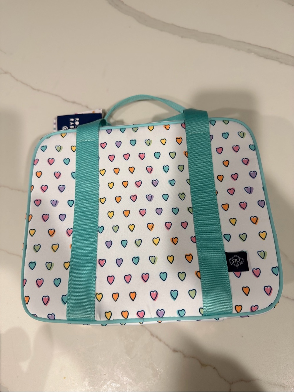 Roller Rabbit x Target Hanging Toiletry Bag with Pink Interior Print NWT